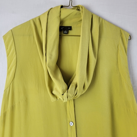 Anthropologie Fei Cowl Shawl Neck Silk Top - Picture 4 of 11